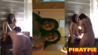 Dalawang babae na takot sa otin nakasundong magdalirian